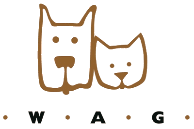 dog and cat WAG logo